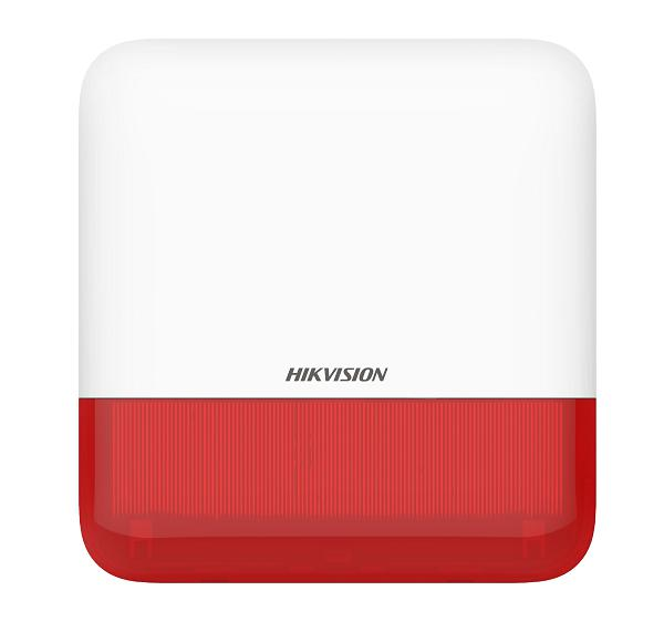 Sirene de exterior wireless AXPRO Hikvision DS-PS1-E-WE(Red Indicator), frecventa de