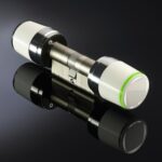 Cilindru electronic LIBRA SMART, cu knob mecanic PREMIUM, 45x45, RFID, - imagine 4