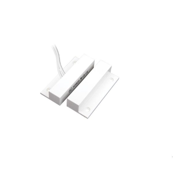 Contact magnetic alb, aparent, autoadeziv Distanta maxima 2,54 cm, NC,