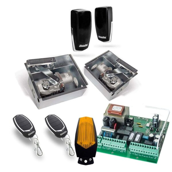 Kit automatizare poarta batanta Motorline SUBWING700, 2.5 m/canat, 230 Vac,