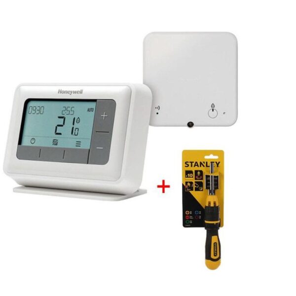 Termostat T4R wireless Honeywell Resideo Y4H910RF4072, dual on/off TPI –