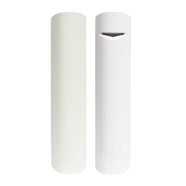 Contact magnetic cu senzor de soc DoorProtect Plus, wireless, alb