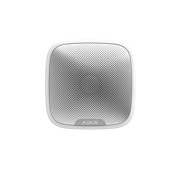 "Sirena de exterior, wireless, alb - AJAX; Presiune acustica: 85
