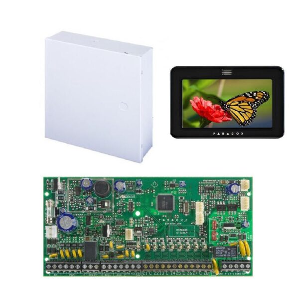 Centrala Paradox SP6000+; 8 zone pe placa (16 cu dublare