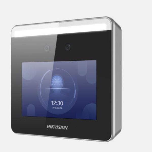 Terminal access control cu face recognition Hikvision DS-K1T331W, alerta de