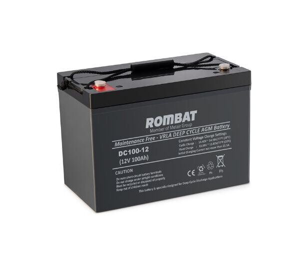 Acumulator stationar 100A/12V,DC100-12;Stocarea energiei solare şi eoliene, sisteme de comunicaţii,