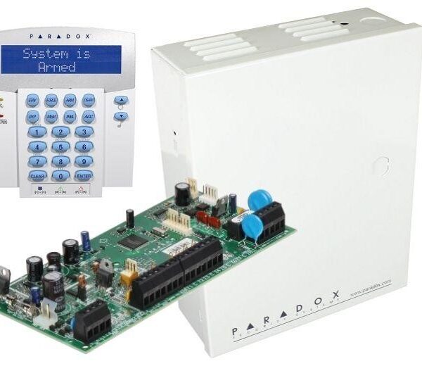 Centrala Paradox SP5500+;5 intrări de zonă sau 10 cu ATZ,