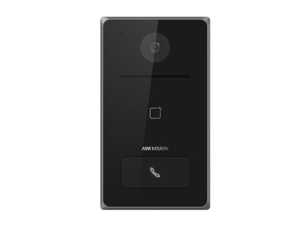 Post de exterior videointerfon IP Hikvision DS-KV6133-ME1; WIFI; 1 x