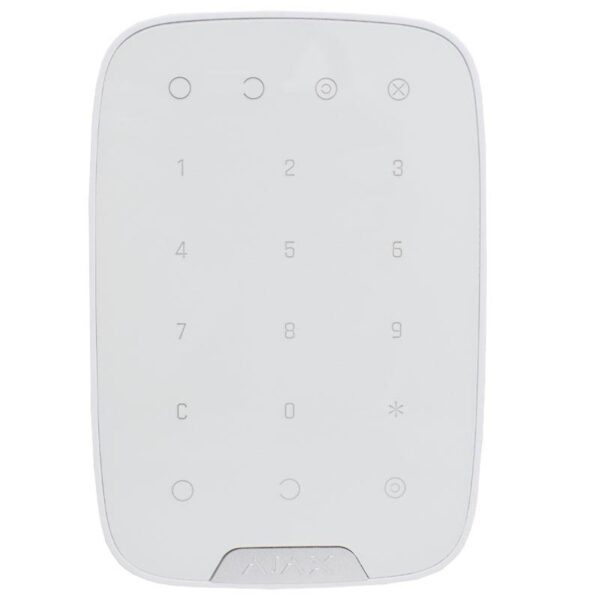 "Tastatura wireless, alb - AJAX; Armarea / dezarmarea sistemului, setare