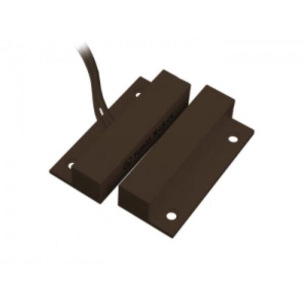 Contact magnetic ND-MC13S-B-10, culoare maro, material plastic, montare aparenta, interspatiu: