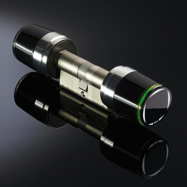 Cilindru electronic LIBRA SMART, cu knob mecanic PREMIUM, 40x40, RFID,