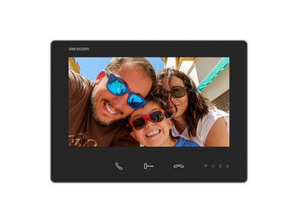 Monitor videointerfon Hikvision DS-KH7300EY-WTE2, 2 fire,  7-inch touch screen,