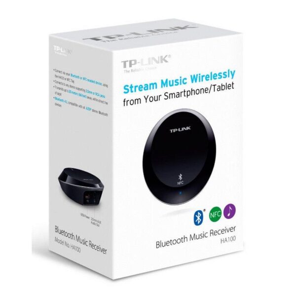 Bluetooth TP-LINK, HA100, Bluetooth Music Receiver, Power Adapter ,3.5mmto 3.5mm