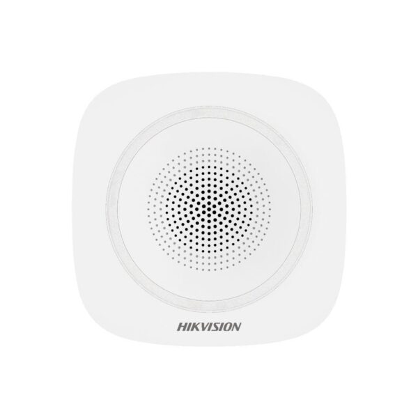 Sirena interior wireless AX PRO Hikvision DS-PS1-I-WE(Red Indicator); 868MHz two-way