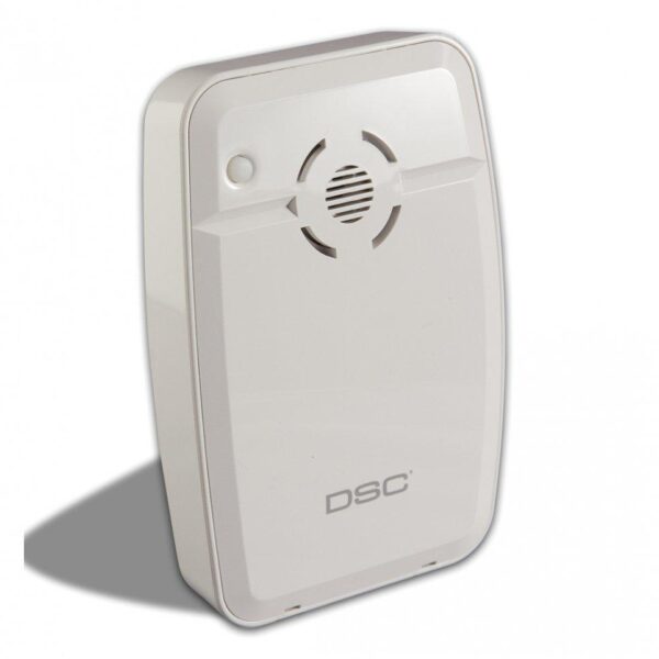 Sirena de interior wireless, 85dB, DSC WT4901, Activare la alarma,