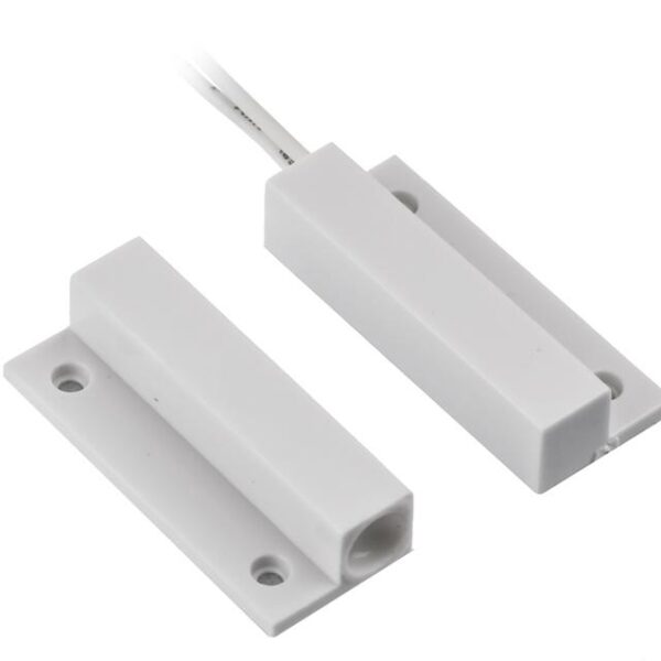 Contact magnetic ND-MC13S-W-10, culoare alba, material plastic, montare aparenta, interspatiu: