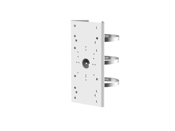 Suport de montaj pe stalp Hikvision DS-1275ZJ-SUS, material otel inoxidabil,