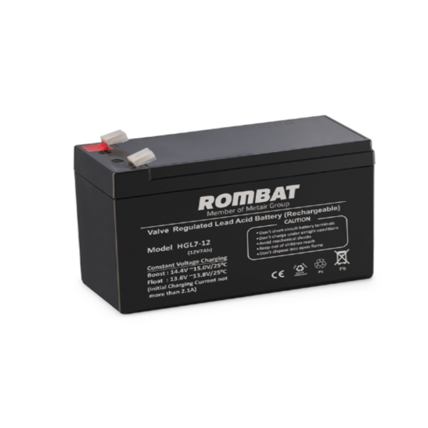 Acumulator stationar pentru UPS 7A/12V HGL12-7, Terminal F2; Dimensiuni151 x