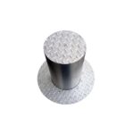 Stalp / bolard fix restrictionare acces auto Motorline MPIE5/400, inox - imagine 3