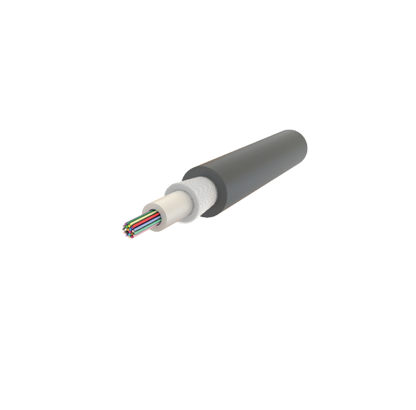 Cablu fibra optica 8 fibre,MM OM3, 1200N, LSZH, intarziere la