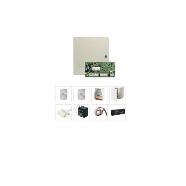 Kit sistem de alarma alcatuit din: Centrala PC 1616, tranformator