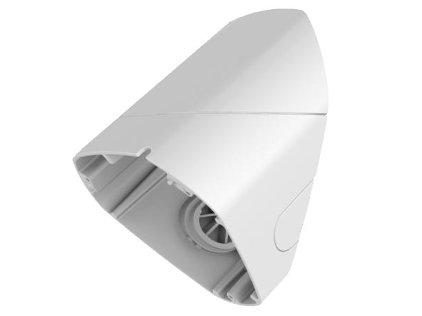 Doza montaj inclinat, aluminiu, dimensiuni: 155.9 mm × 164.47 mm