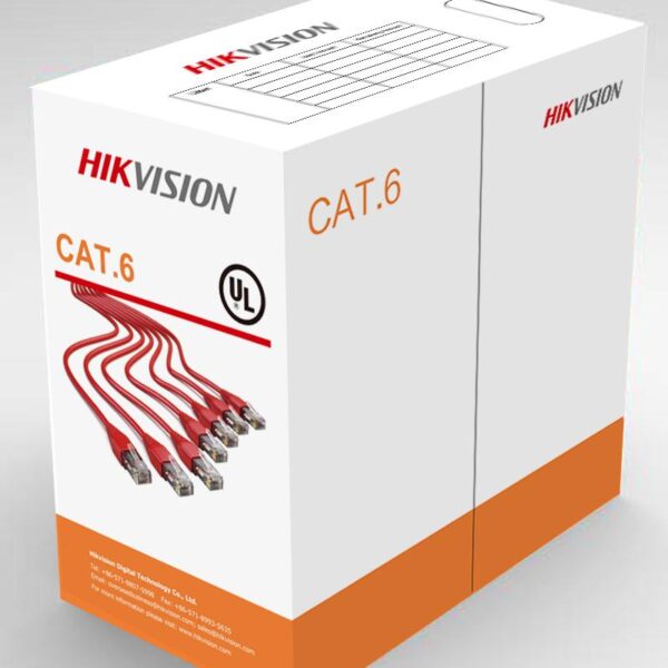 Cablu UTP CAT.6, 305 metri, DS-1LN6-UE-W; Diametru fir: 0.53mm, OFC,