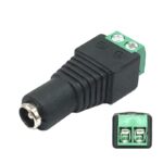 Conector de alimentare (MAMA), 12V, cu surub, 5.5*2.1mm, LN-CT02G, pachet - imagine 3