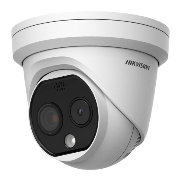 Camera supraveghere Thermal si Optical IP Turret DS-2TD1217-2/QA; termal: 160
