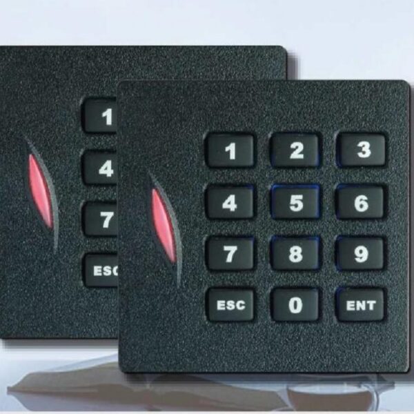 Cititor de proximitate RFID (125KHz) cu tastatura, Alimentar 12Vcc Conectivitate