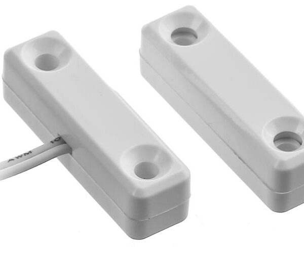 Contact magnetic ND-MC21S-W-10, culoare alba, material plastic, montare aparenta, interspatiu: