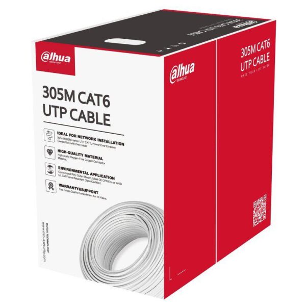 Cablu UTP CAT6,Conductor de cupru de înaltă puritate, fără oxigen,