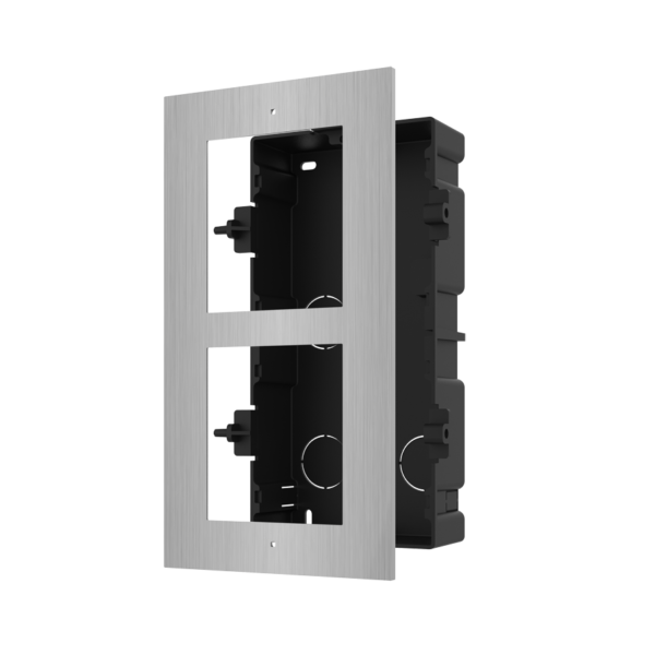 Panou frontal pentru 2 module de videointerfon modular Hikvision DS-KD-