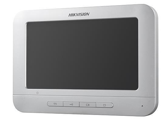 Monitor videointerfon color Hikvision DS-KH2220-S; conexiune pe 4 fire; stocare