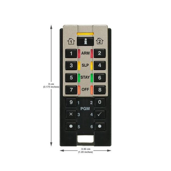 Telecomandă-Tastatură cu comunicatie bidirectionala Paradox REM3; Memorarea stării sistemului; Telecomanda