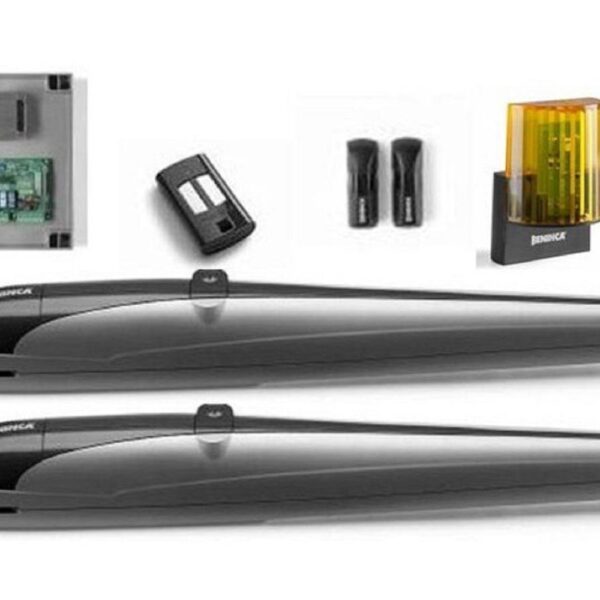 Kit automatizare pentru porti batante KBOB21M Beninca, kitul contine 2xbrate