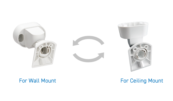 Suport detector OPTEX CW-G2 - compatibil serie FlipX; CW-G2; Instalare