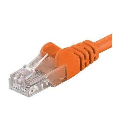 Patchcord UTP RJ45-RJ45 Cat.5e 1m portocaliu, UTP-5E-1-O, pachcord din cupru