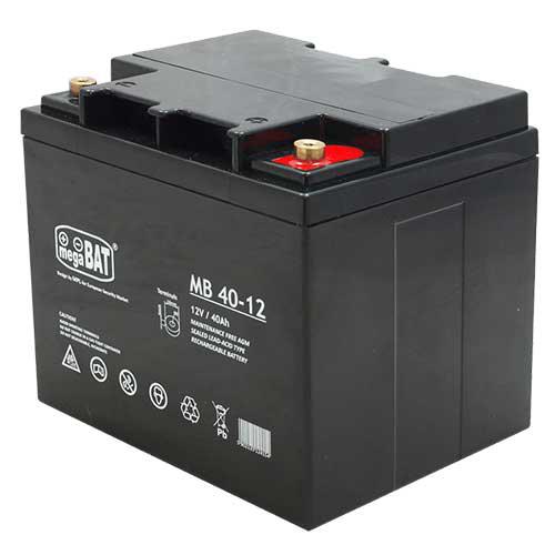 Acumulator VRLA AGM fara intretinere Megabat MB40-12; Capacitate:40Ah; Voltaj: 12V;
