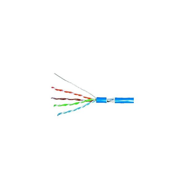 Cablu FTP Cat.5e, 4x2xAWG24/1, PVC, albastru, cutie - rola 305