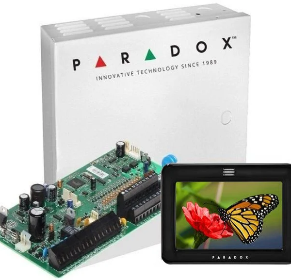 Centrala Paradox SP7000; 16 intrări de zonă sau 32 cu