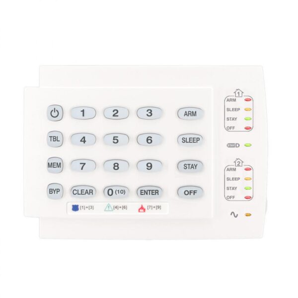 Tastatura Led Paradox, K10, 10 zone si 2 partitii, 10