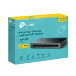 TP-lINK LS109P Switch 9 porturi 10/100Mbps, 8Porturi POE, Buget POE: - imagine 2