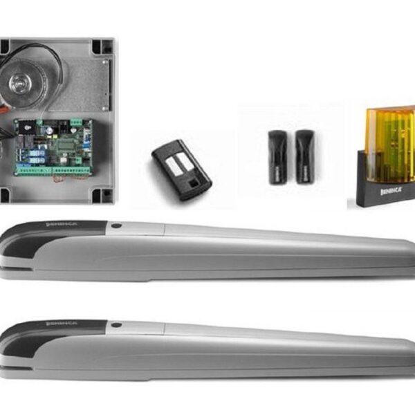 Kit automatizare pentru porti batante KBOB50M Beninca, kitul contine 2xbrate