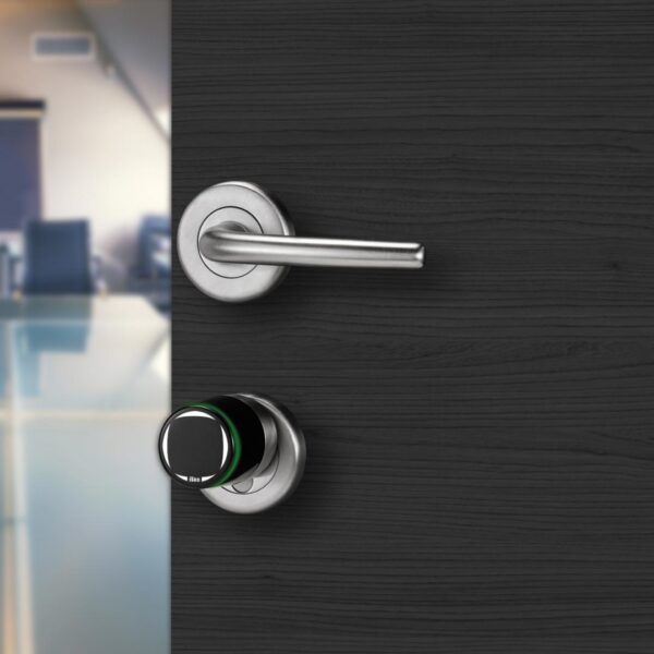 Cilindru electronic LIBRA SMART, cu knob mecanic PREMIUM, 35x35, RFID,