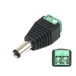 Conector de alimentare (TATA), 12V, cu surub, 5.5*2.1mm, LN-CT01G, pachet - imagine 2