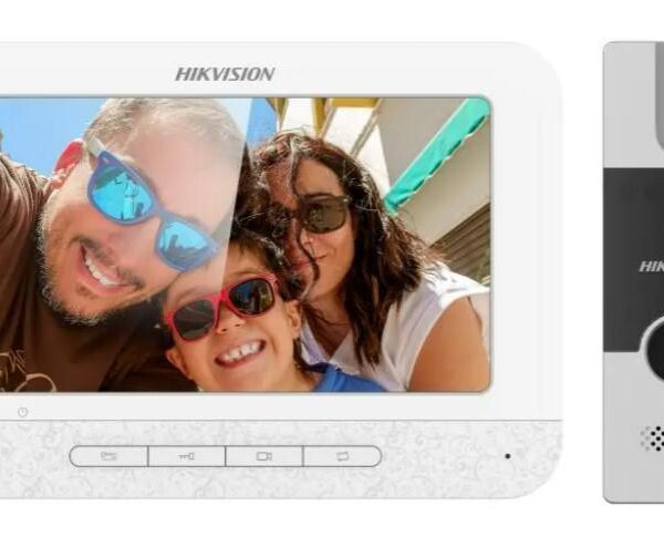 Set videointerfon color Hikvision DS-KIS202T; montaj pe 4fire; setulesteformat din