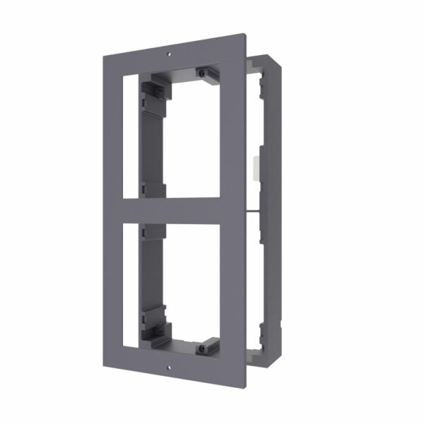 Panou frontal pentru 2 module de videointerfon modular Hikvision DS-KD-ACW2;