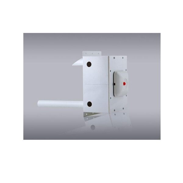 Duct smoke detector with built-in conventional smoke detector and LEDremote