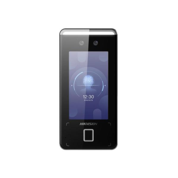 Terminal de access control cu recunoastere faciala si amprenta Hikvision